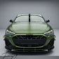 Gloss Black Front Splitter 3 Piece for Audi A3 8Y Facelift 2024+ S Line Front Bumper