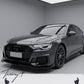 Audi A6 C8 gloss black front bumper splitter
