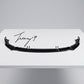 Audi A6 C8 gloss black front bumper splitter
