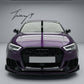 Audi S3 8V RS style gloss black honeycomb radiator bumper grille upgrade 2012–2016
