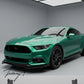 Ford Mustang MK6 gloss black front splitter spoiler lip body wing
