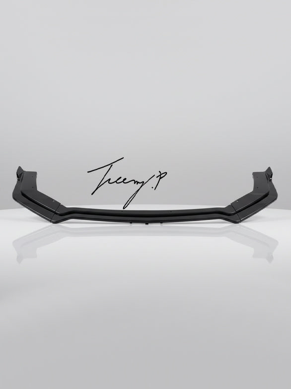 Ford Mustang MK6 gloss black front splitter spoiler lip body wing
