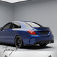 Mercedes Benz C Class W205 gloss black rear diffuser lip valance spoiler
