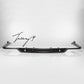 Mercedes Benz C Class W205 gloss black rear diffuser lip valance spoiler
