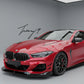Front splitter lip, rear diffuser, and side skirts body kit installed on a 2018-2025 BMW 8 Series G14 Convertible / G15 Coupe