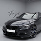 matte black performance front kidney grilles pair for BMW 3 Series F34 GT 2013 to 2019
