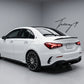 Mercedes A Class V177 gloss black A35 AMG style rear boot trunk spoiler
