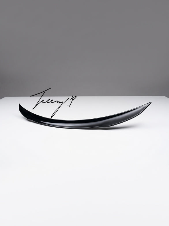 Mercedes A Class V177 gloss black A35 AMG style rear boot trunk spoiler
