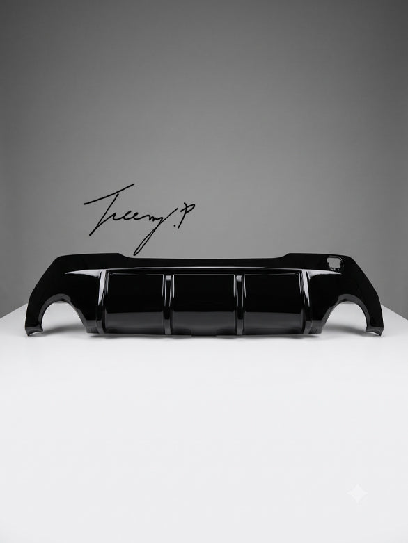 BMW 1 Series F40 gloss black rear diffuser lip
