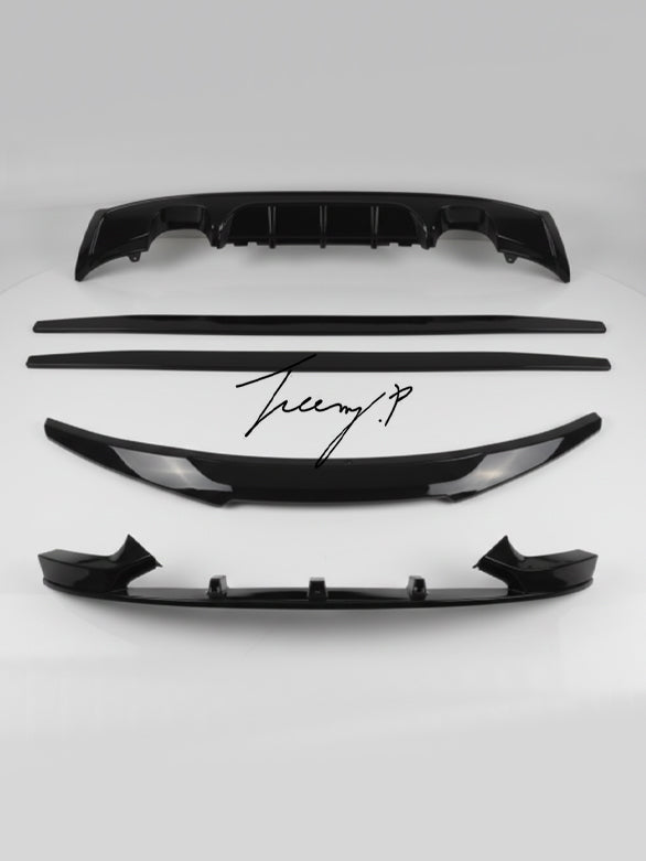 M Performance style front splitter, rear diffuser, and body kit installed on a 2014-2021 BMW 2 Series F22 Coupe / F23 Convertible