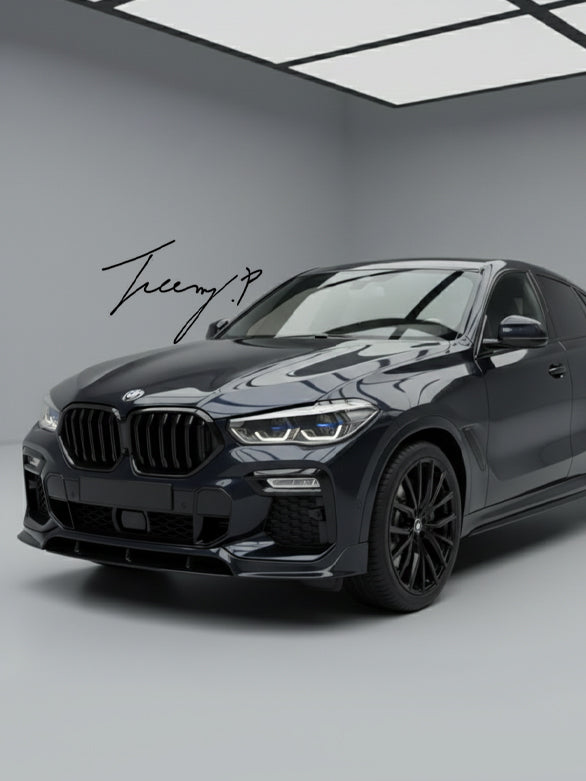 BMW X6 G06 aero body kit front splitter lip rear diffuser side skirts
