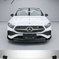 Mercedes-Benz A-Class W177 A180 A200 Sedan Hatchback 2024-2026 Gloss Black Four Piece Front Lip Splitter