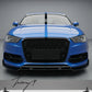 Audi S3 8V front lip splitter spoiler gloss black body kit upgrade 2013–2016
