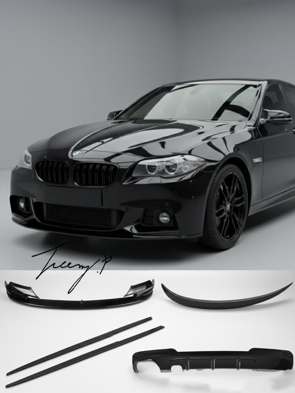 BMW 5 Series F10 body kit front splitter side skirts rear diffuser
