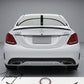 Mercedes C Class W205 carbon fibre effect AMG style boot spoiler