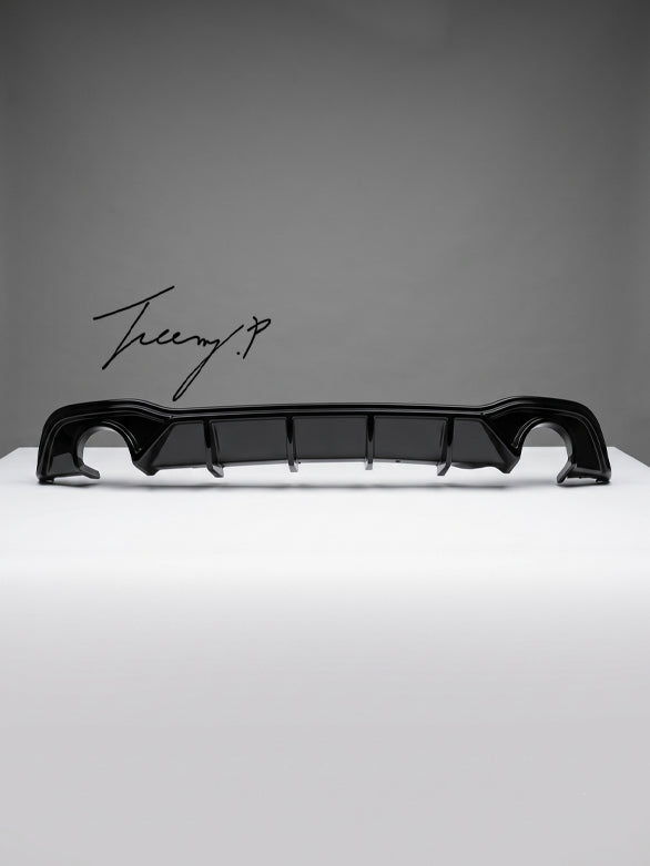 Volkswagen Golf GTI MK8 gloss black rear diffuser
