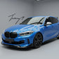 M Performance style front splitter, rear diffuser, and aero body kit installed on a 2019-2025 BMW 1 Series F40 120i