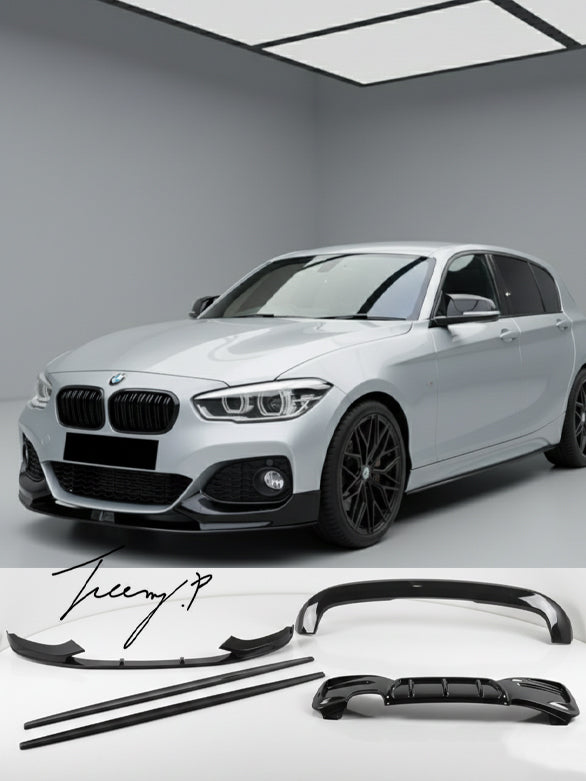 BMW 1 Series F20 body kit with front lip splitter and rear diffuser
