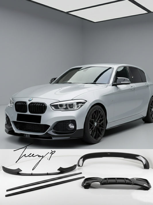BMW 1 Series F20 body kit with front lip splitter and rear diffuser

