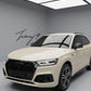 Audi Q5 FY gloss black RSQ5 style honeycomb grille
