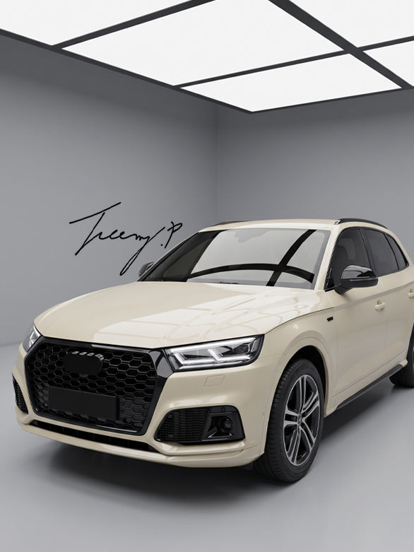 Audi Q5 FY gloss black RSQ5 style honeycomb grille
