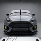 Ford Focus RS Mk3 Mk3.5 2015-2018 front gloss black splitter spoiler lip