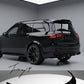 Mercedes GLS X167 gloss black B style rear roof spoiler