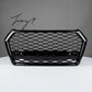 Audi Q5 FY gloss black RSQ5 style honeycomb grille
