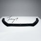 Ford Focus RS Mk3 Mk3.5 2015-2018 front gloss black splitter spoiler lip