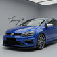 Volkswagen Golf MK8 gloss black front bumper splitter
