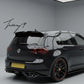 Volkswagen Golf MK7 MK7.5 R Line gloss black side skirt extension blade

