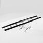 Volkswagen Golf MK7 MK7.5 R Line gloss black side skirt extension blade
