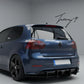 Volkswagen Golf 5 MK5 R32 gloss black rear bumper diffuser shark fin
