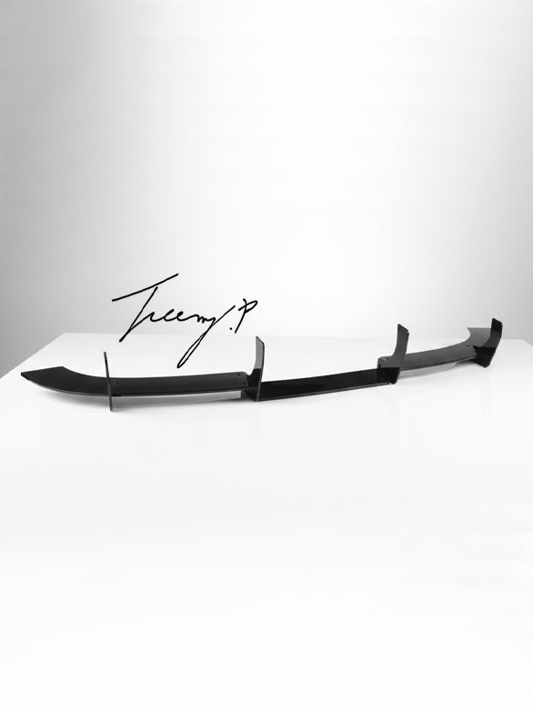 Volkswagen Golf 5 MK5 R32 gloss black rear bumper diffuser shark fin
