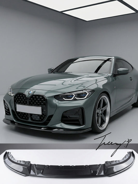 BMW 4 Series G26 M440i 4 door M Performance carbon fiber look front splitter 2020+
