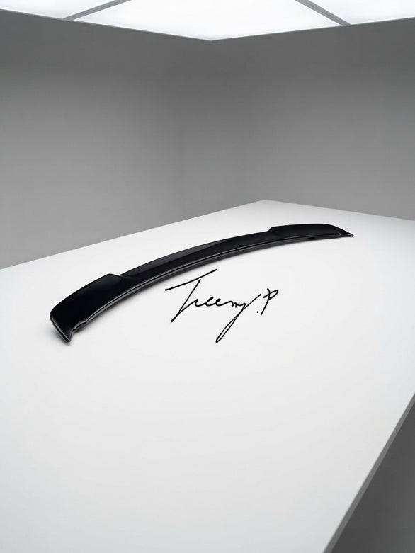 Ford Mustang S550 2015-2022 Coupe Convertible rear gloss black R Style boot spoiler wing