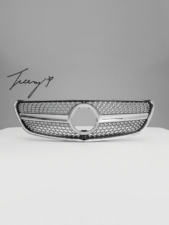 Diamond style front upper grille for Mercedes Benz V Class W447 2014 to 2019
