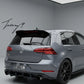 VW Golf GTI MK7.5 gloss black rear bumper diffuser spoiler blade style
