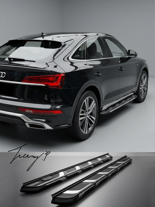 Audi Q8 side steps bar running boards 100% OEM style

