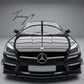 AMG carbon fibre front splitter for Mercedes Benz SLK R172 2016 to 2019
