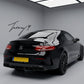 Mercedes C Class W205 gloss black rear diffuser