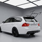 gloss black rear roof spoiler lip wing body kit for BMW 3 Series E91 touring estate 2005 to 2012
