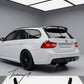 gloss black rear roof spoiler lip wing body kit for BMW 3 Series E91 touring estate 2005 to 2012
