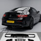 Mercedes C Class W205 gloss black rear diffuser