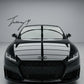 Audi TT 2014 to 2019 gloss black honeycomb RS style badgeless front grille
