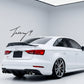 Audi A3 8V Saloon R style rear boot trunk spoiler
