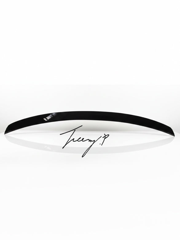 Audi A6 C7 rear boot trunk lip spoiler wing S3 style gloss black
