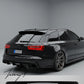 Audi A6 Avant gloss black rear roof boot spoiler wing