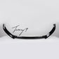 Audi A3 8V S Line S3 Hatchback gloss black front bumper splitter lip

