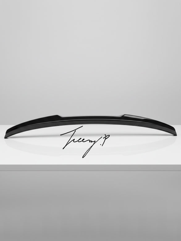Audi A4 B9 2019 Rear Trunk Spoiler Wing Lip Gloss Black
